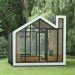 Bunkie Premier Deluxe in green grassy yard - small prefab home - micro home - studio home