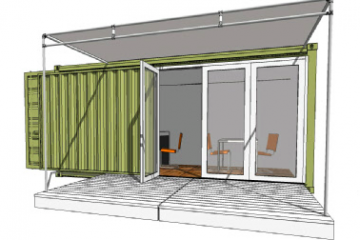 c160 Scout - shipping container home
