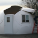 Small prefab home - Micro home - InterShelter 20 ft Dome assembly 10
