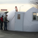 Small prefab home - Micro home - InterShelter 20 ft Dome assembly 8