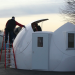 Small prefab home - Micro home - InterShelter 20 ft Dome assembly 9