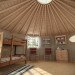 Freedom Yurt Cabin cabin-like interior with skylight - Micro Home - Small prefab home